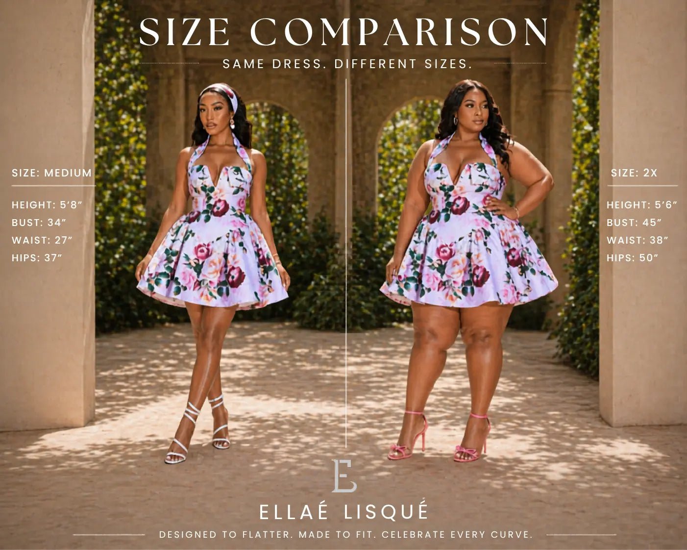 Daphne Pastel Floral Corset Mini Dress (Copy) Clothing Ellaé Lisqué
