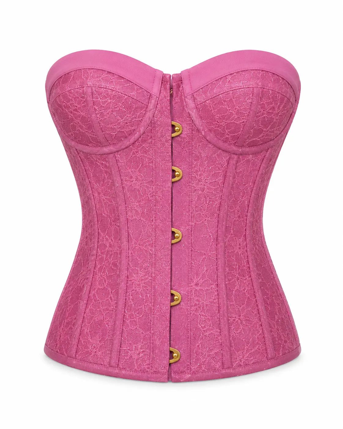 Marian Pink Strapless Corset Top Clothing Ellaé Lisqué