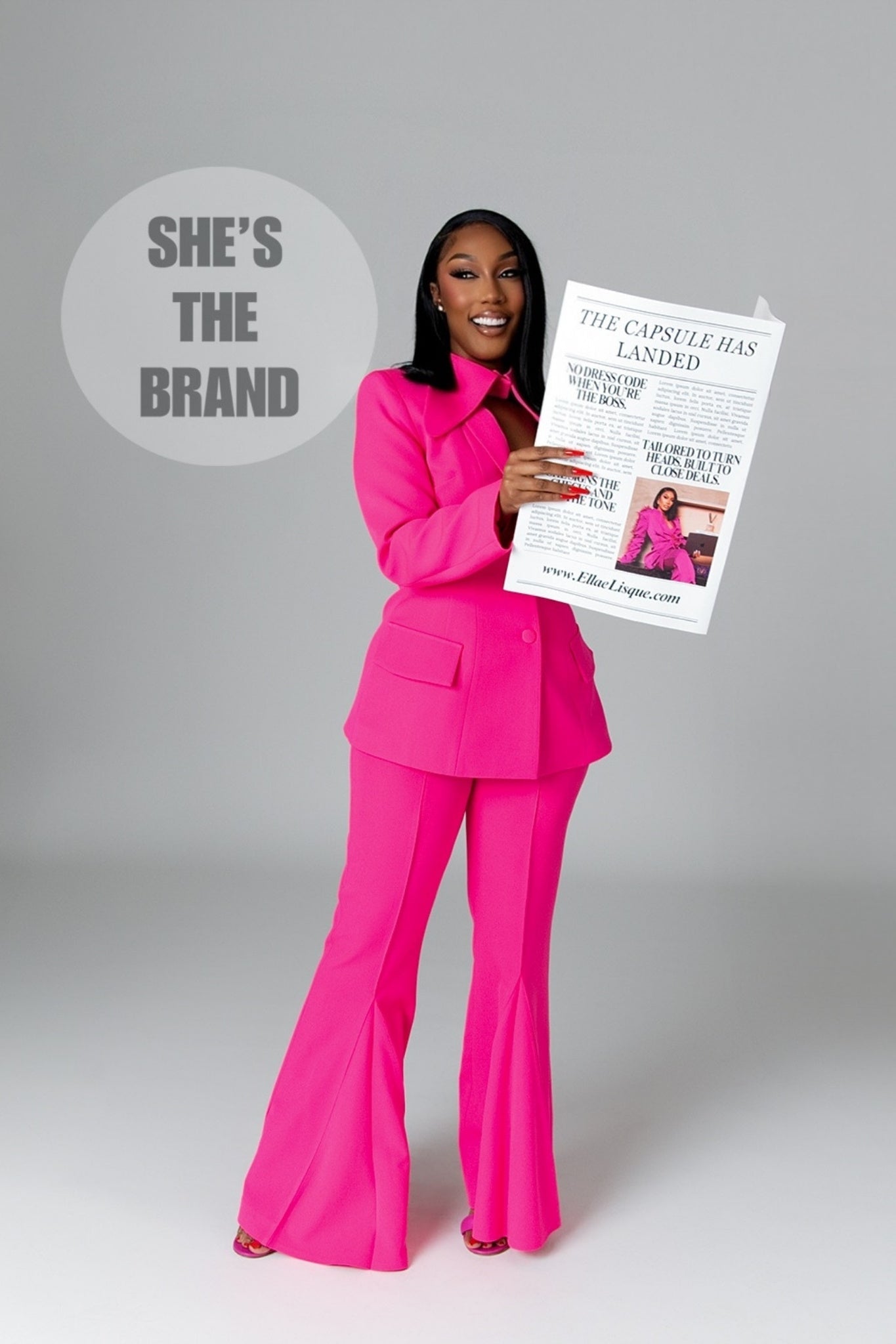 hot pink suit dress Blazer Dress Hot Pink Suit Dress Thalia Cape Blazer Dress, Hot Pink SALE The Blue Door