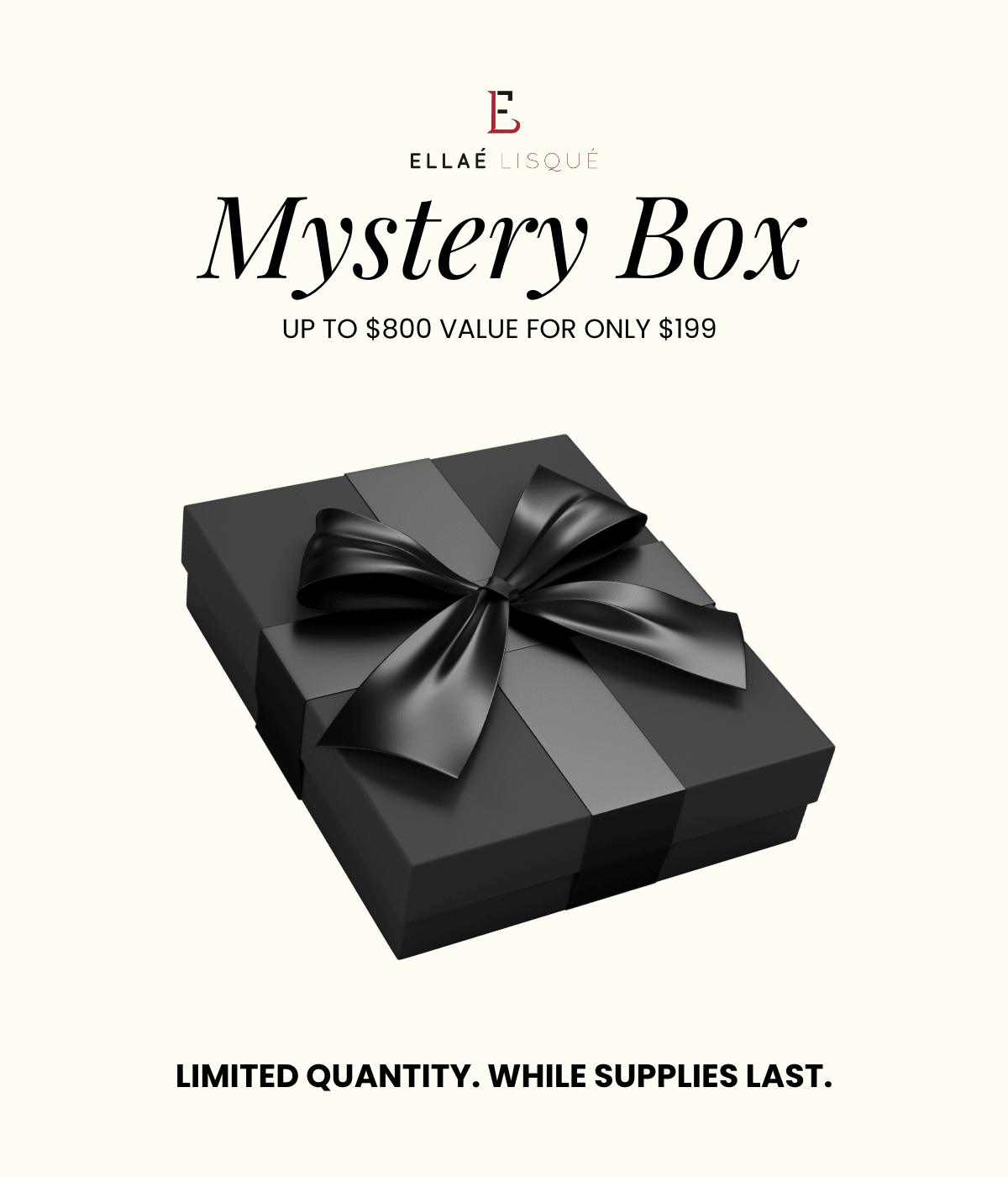 Mystery Box - 3 items for $199 Clothing Ellaé Lisqué