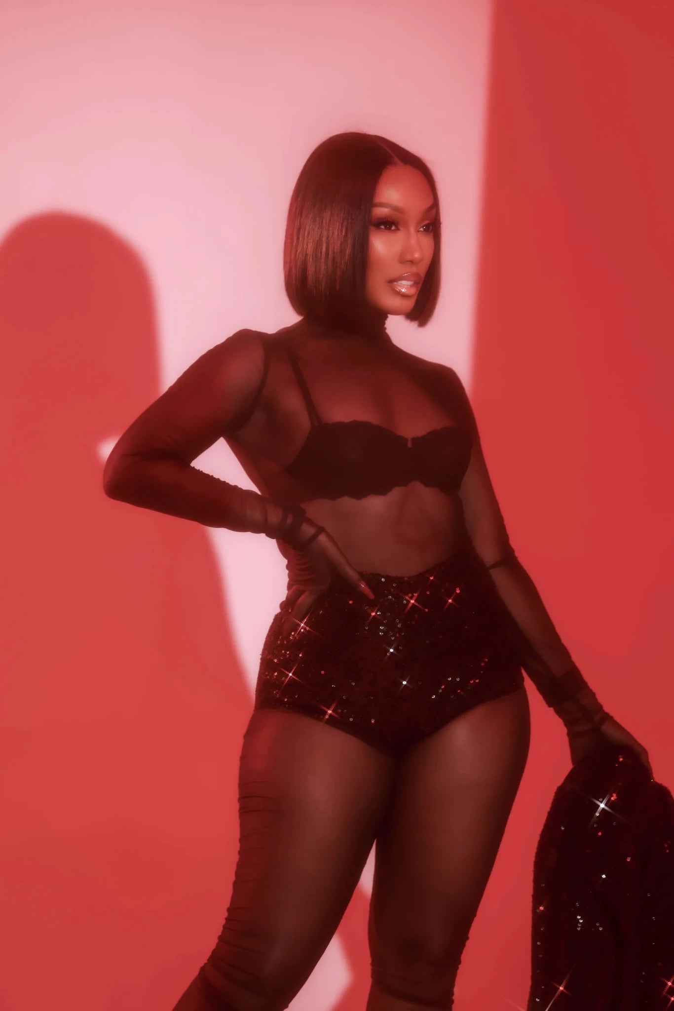 Nia Black 2-Piece Blazer Shorts Set Clothing Ellaé Lisqué