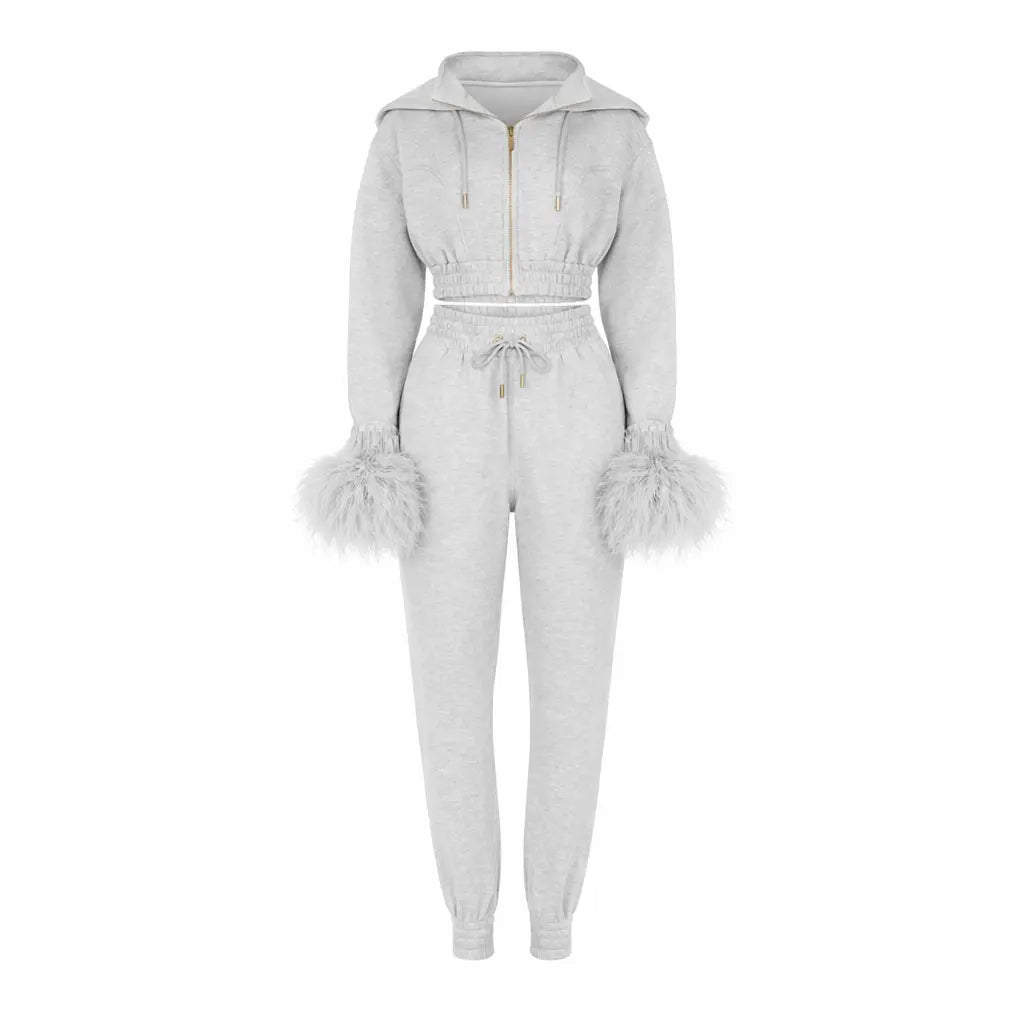 Nisha Sculpt Contour Sweatpants – Gray Clothing Ellaé Lisqué