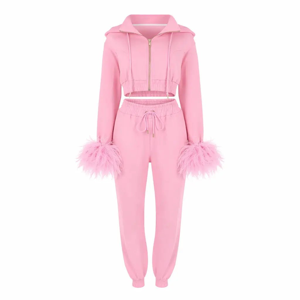 Nisha Sculpt Contour Sweatpants – Pink Clothing Ellaé Lisqué