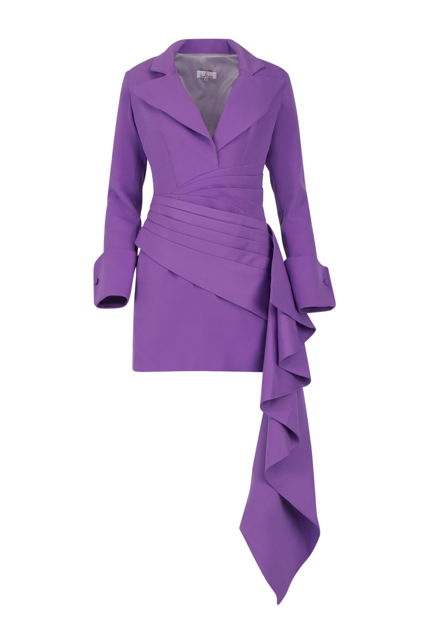 Purple Blazer Dress - Not Ya Average Blazer, XS Ellae Lisque - Chic Dress for Date Nights & Parties