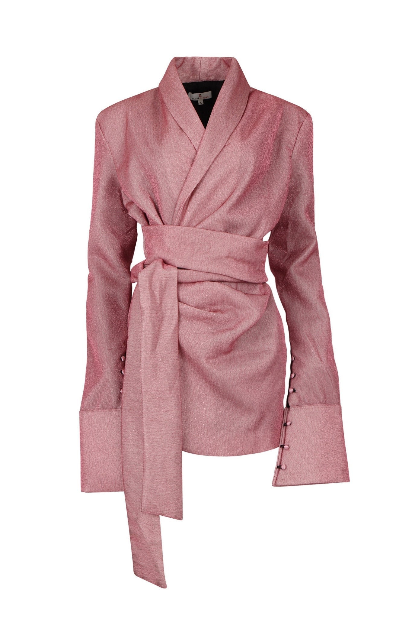 Party in My City Pink Glitter Jacket Dress Ella Lisqu Party in My City Pink Glitter Jacket Dress Ella Lisqu