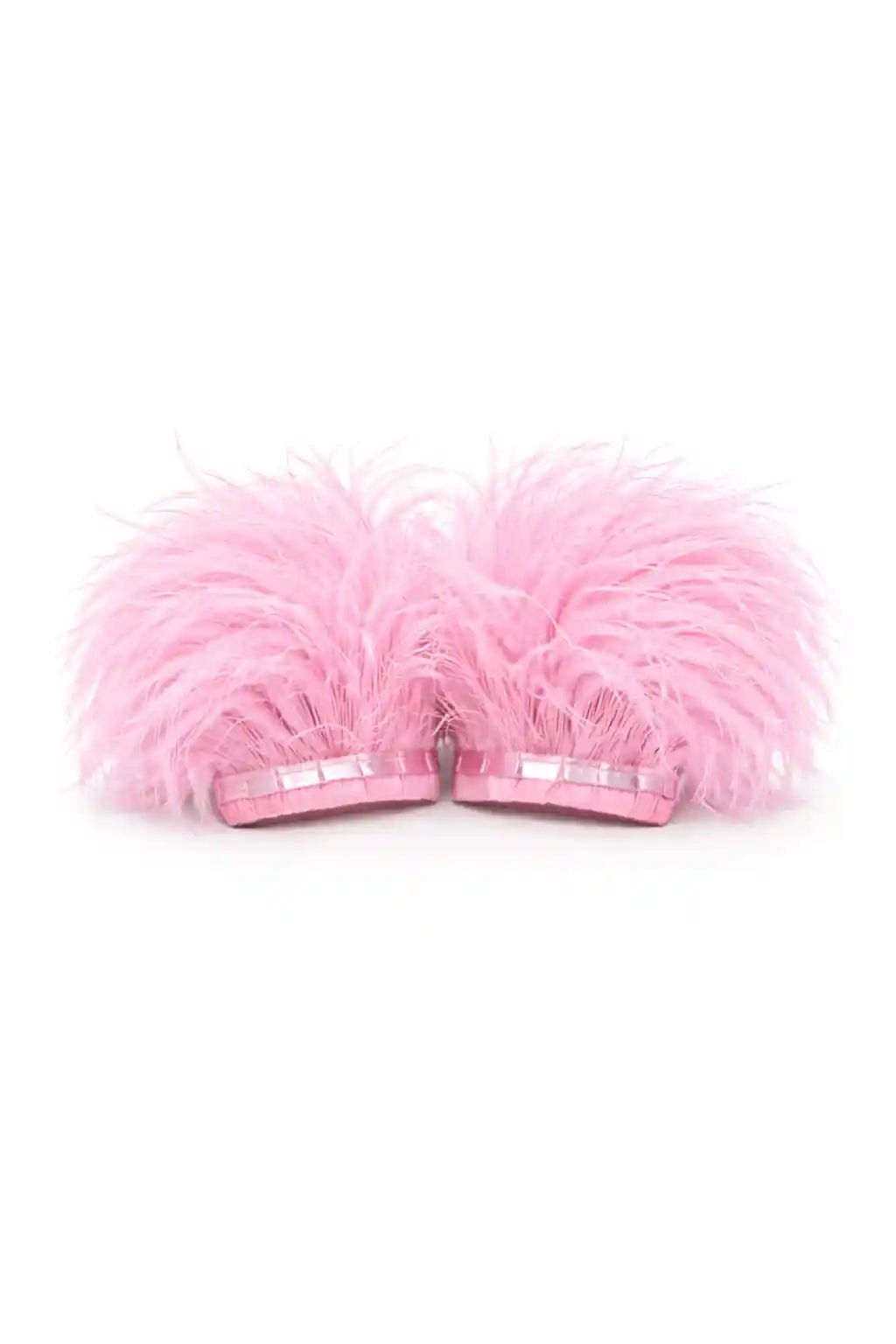 Pink Feather Wrist Cuffs - Ellaé Lisqué