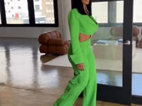 Lunch in Bel-Air Green Jumpsuit Clothing Ellaé Lisqué