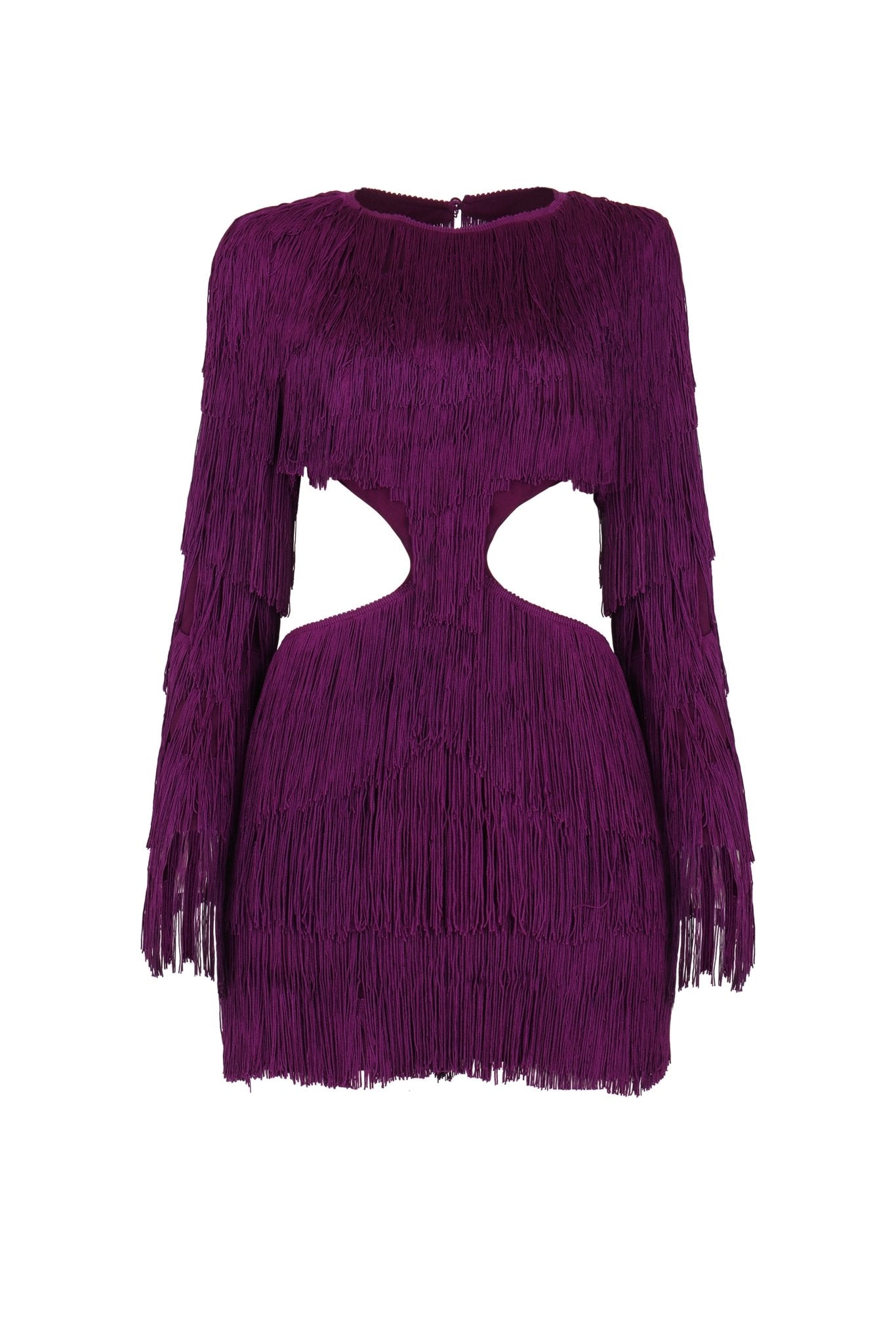 SS Set Me Free Fringe Dress Purple Ellaé Lisqué
