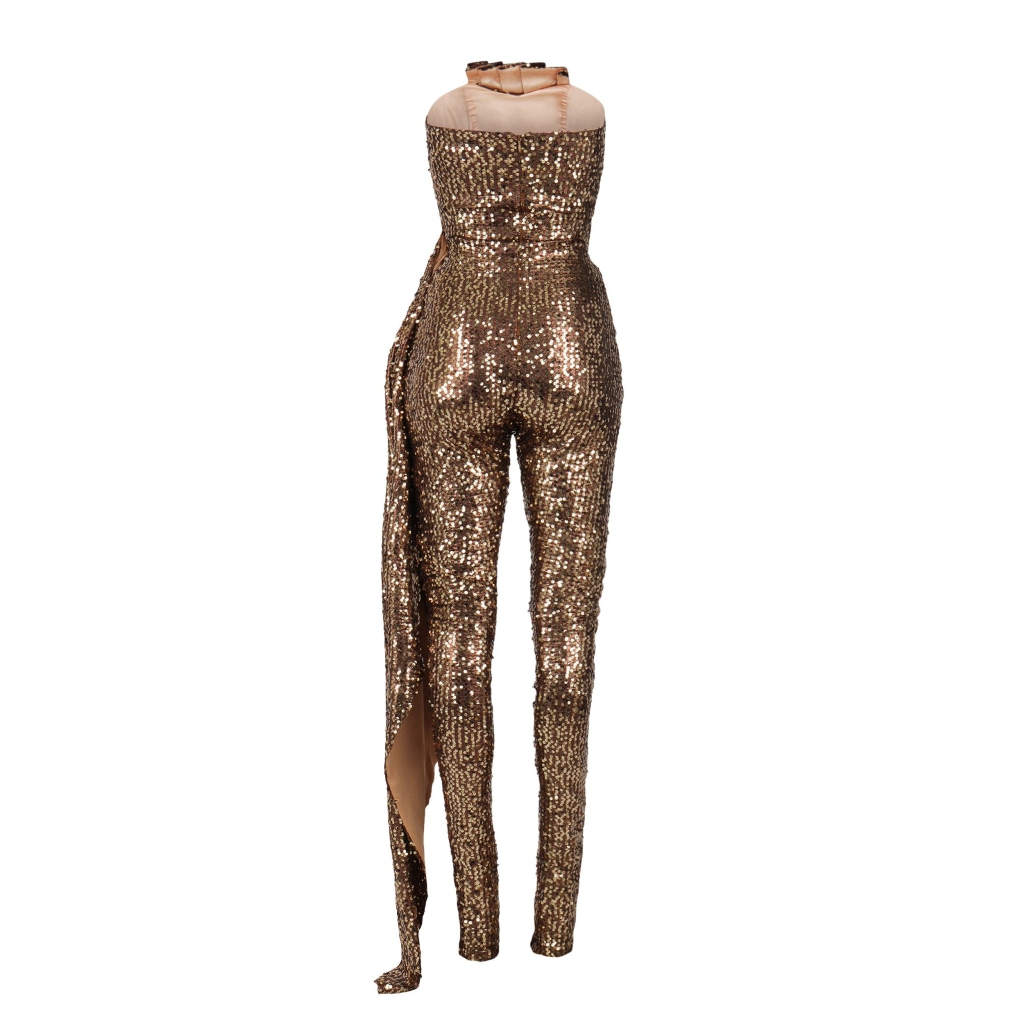 SS Steal The Show Jumpsuit Gold Ellaé Lisqué