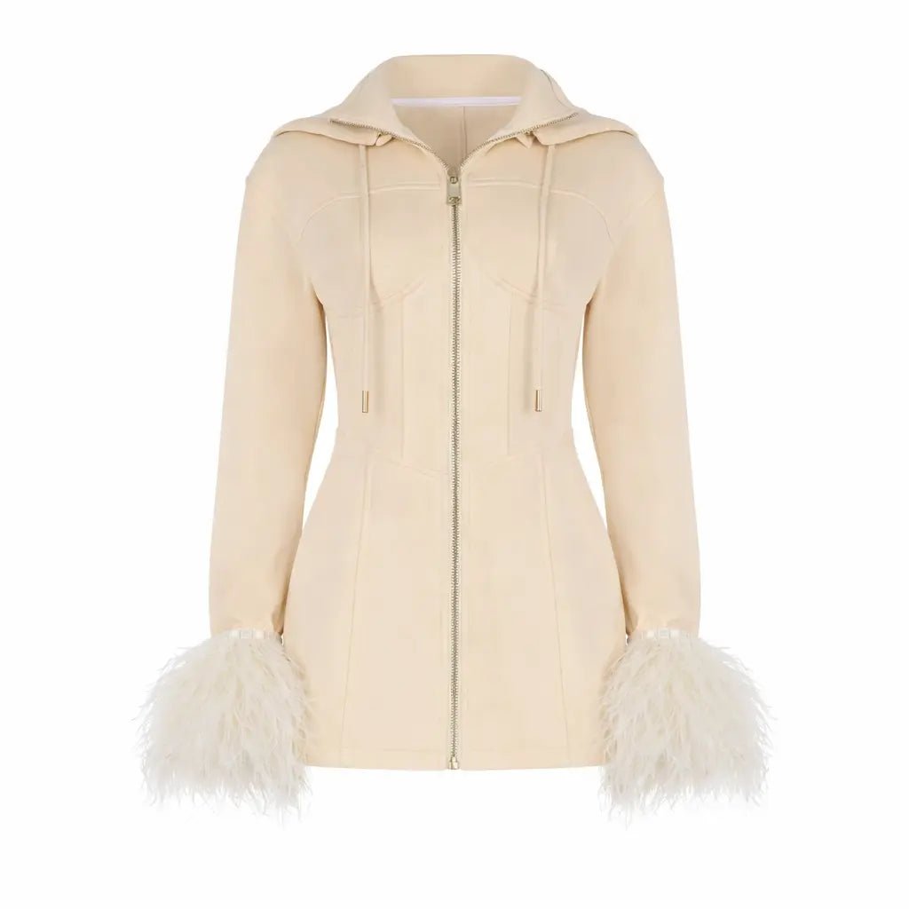 Tiana Sculpt Corset Hoodie Dress – Nude Clothing Ellaé Lisqué