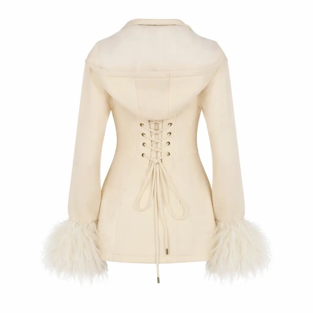 Tiana Sculpt Corset Hoodie Dress – Nude Clothing Ellaé Lisqué