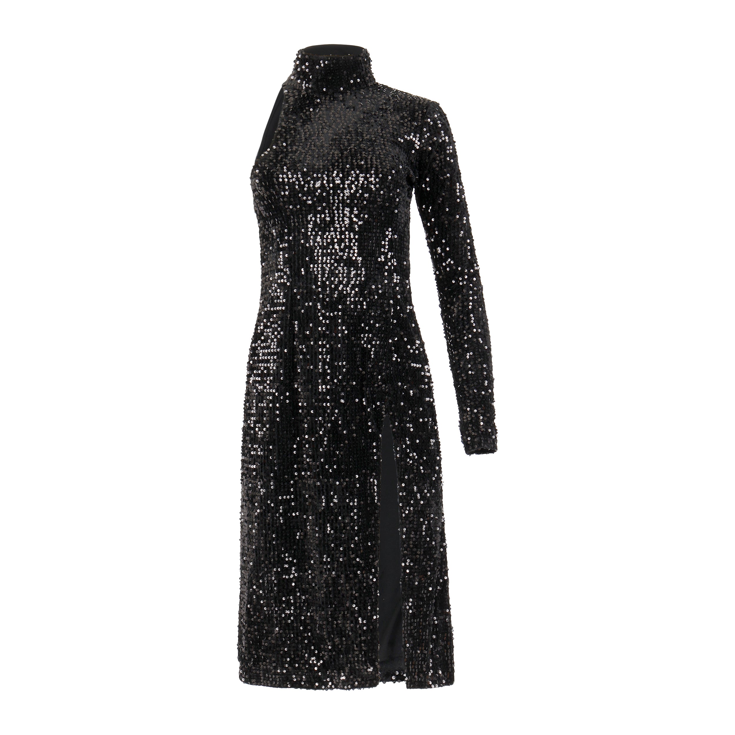 Classyana Sequins Dress - Black