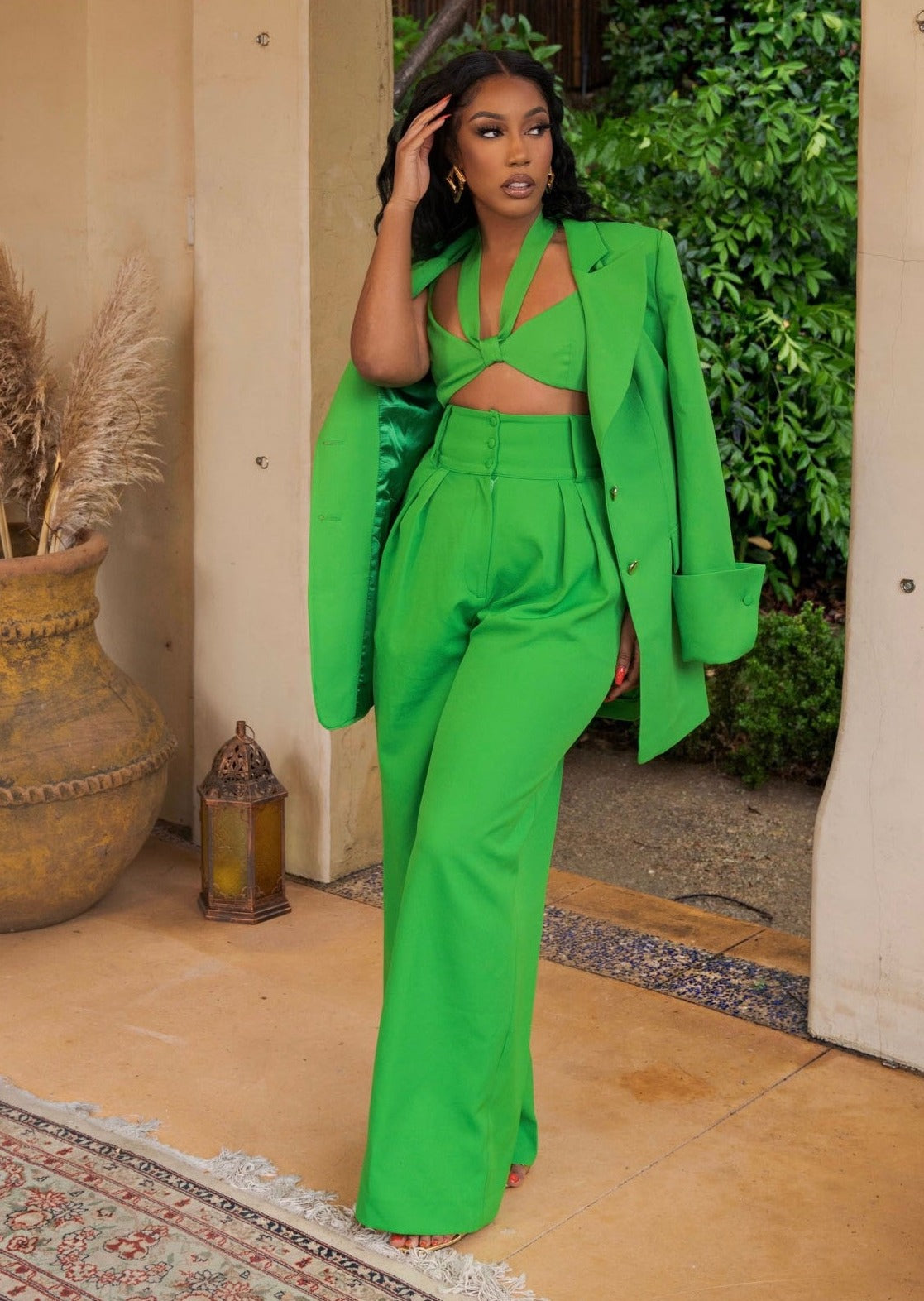 Bossy & Fly | Green Power Suit