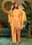 In Search of Romance Mustard Chiffon Maxi Dress