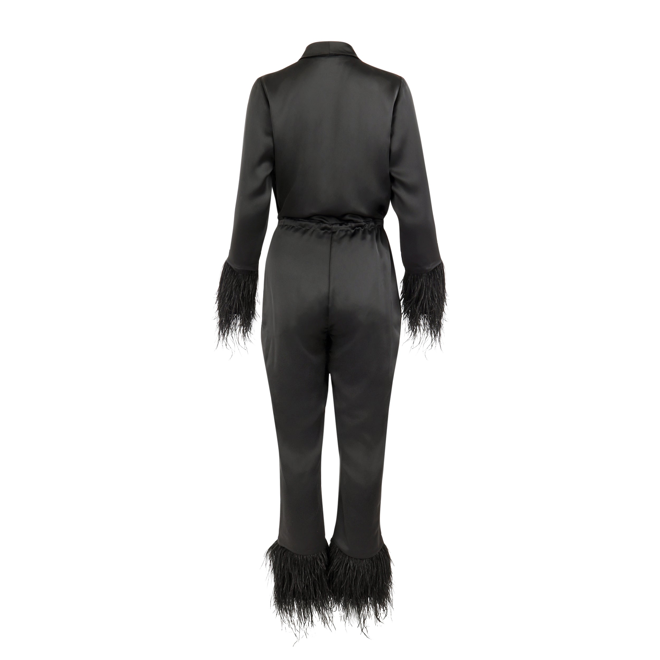 Sophisticated Woman Black Jumpsuit Clothing Ellaé Lisqué
