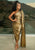 Trophy Wife Metallic Gold Dress