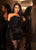 Hourglass Black Sequin Dress