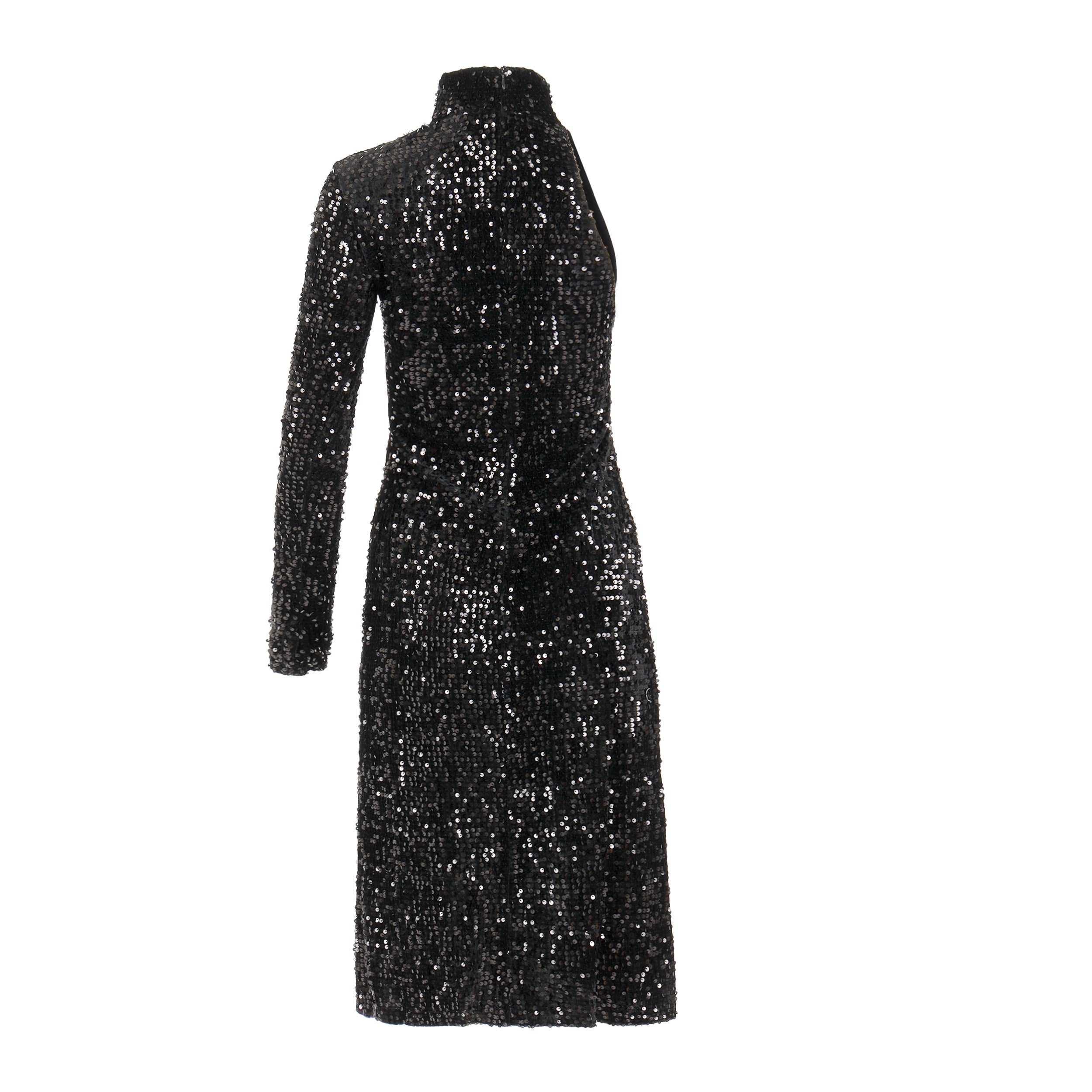 Classyana Black Sequin Dress Clothing EllaeLisque