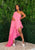 Glam Vacay Bubble Gum Pink Chiffon Maxi Dress