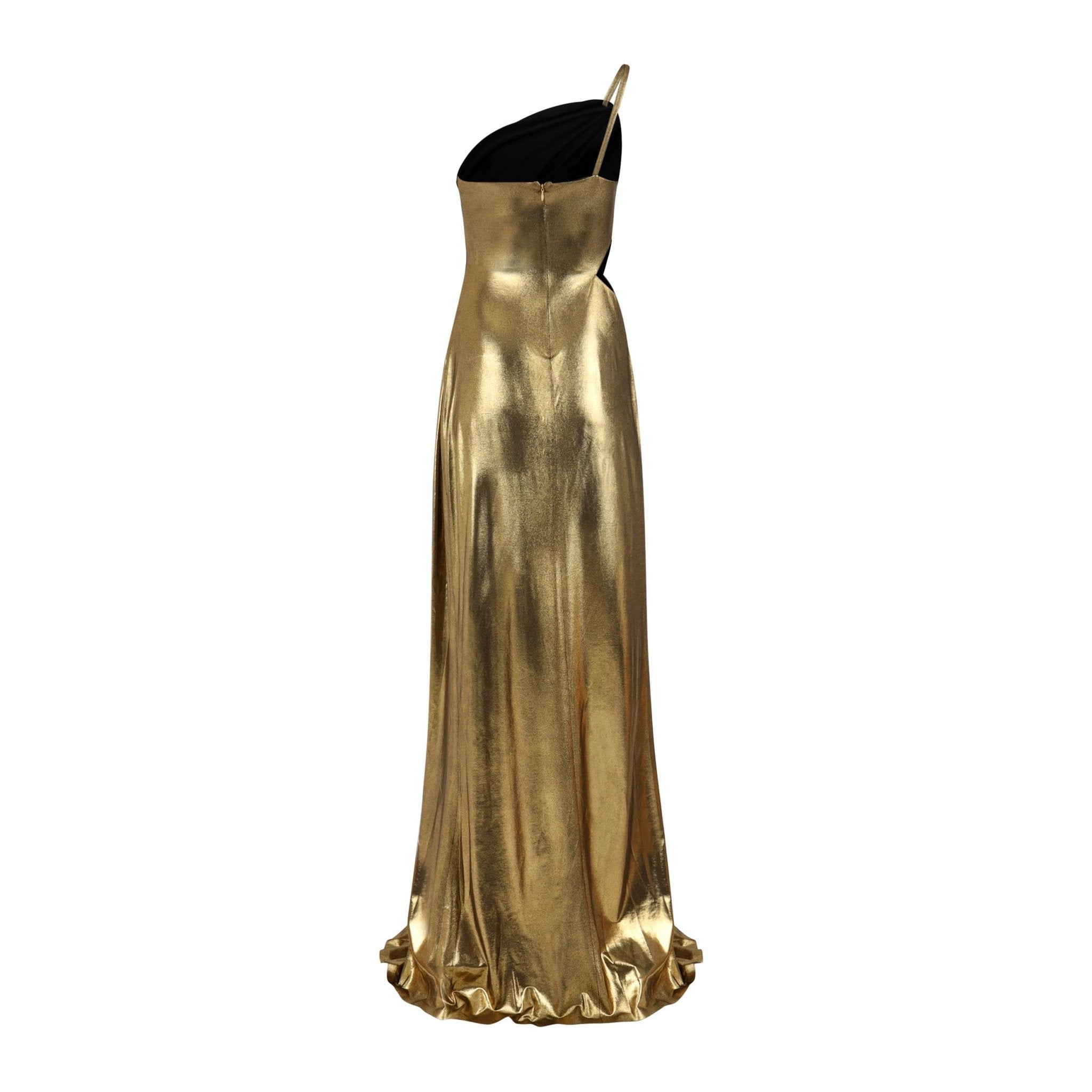 Goddess Metallic Gold Dress Ella Lisqu Goddess Metallic Gold Dress Ella Lisqu