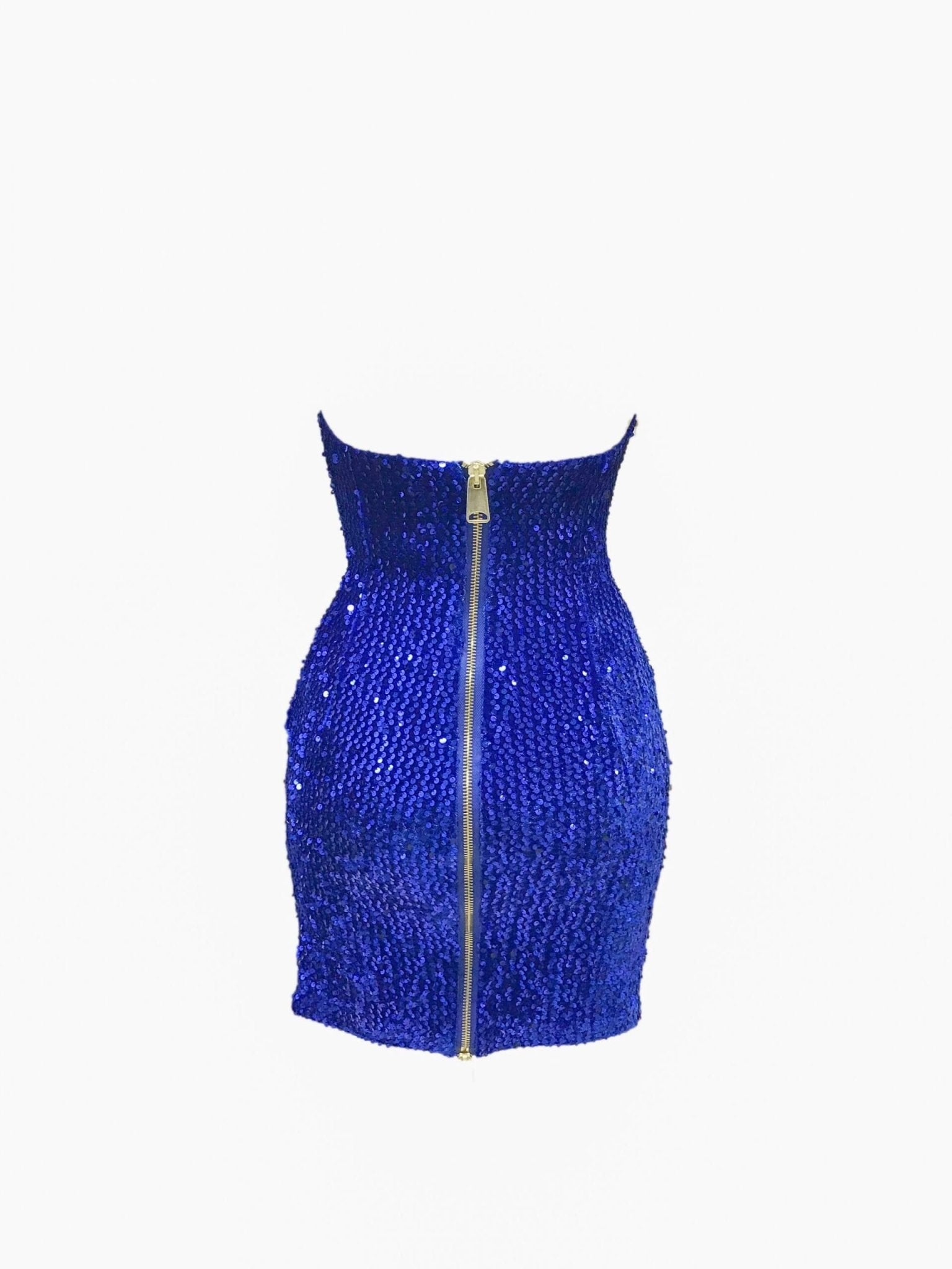 Hourglass Blue Sequin Dress Clothing Ellaé Lisqué