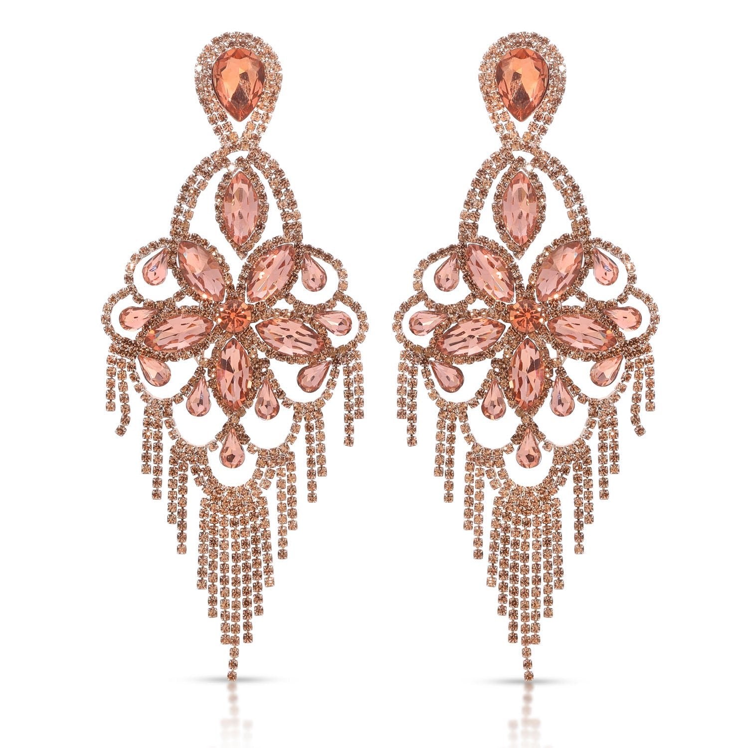 Rosé Pink Luxe Earrings Clothing Ellaé Lisqué