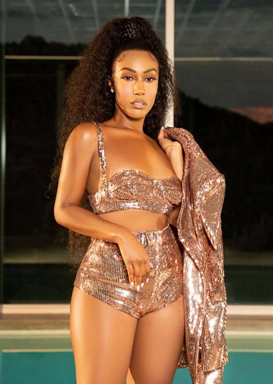 Smoke Gold Two Piece Set Clothing Ellaé Lisqué XS